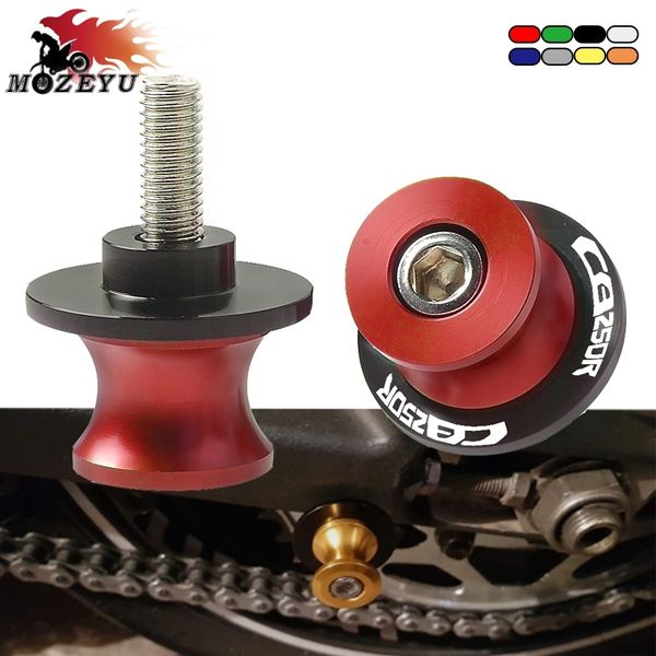 

for cb250r cb 250r 2018-2019 cb250r motorcycle accessories cnc aluminum 6/8/10mm swingarm spools slider stands screw