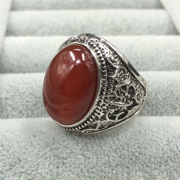 

1 pc vintage ring for men and women lovers gifts valentine christmas clearance, Slivery;golden
