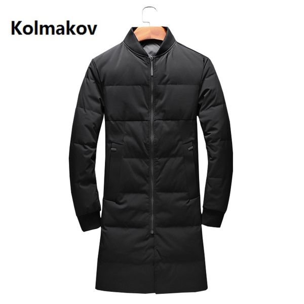 

kolmakov men clothes 2018 new arrive 90% white duck down coats winter thick mens parkas m-4xl black/army green overcoats male