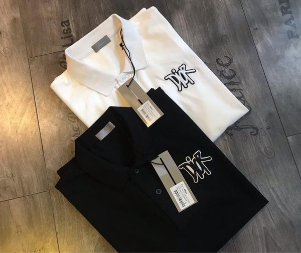 

высокое качество поло рубашка дизайнер футболки для мужчин женщин бренд поло с коротким рукавом летние дизайнерские тройники повседневные по, White