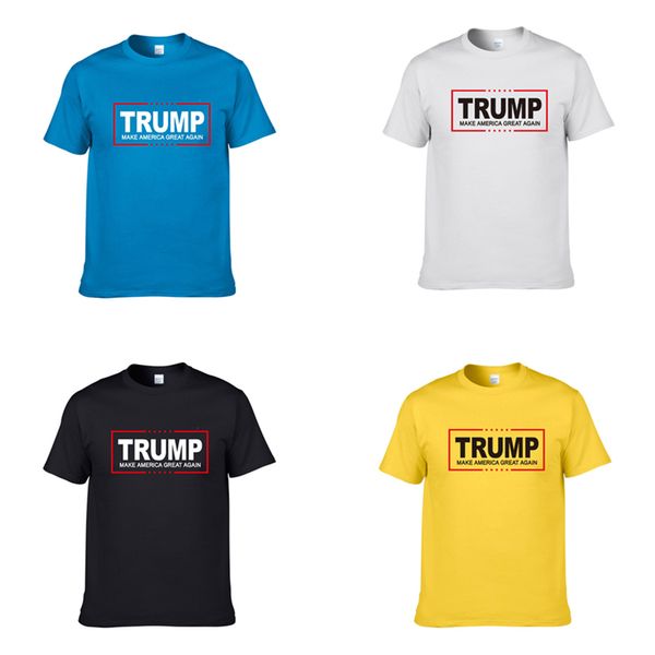 

men women summer tees trump america great again letters printing t-shirt short sleeve modal t shirt 2020 president tshirt d22502, White