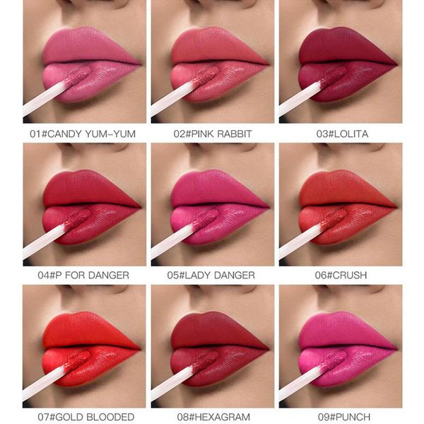 

pudaier антипригарная чашка жидкий блеск для губ полуматовый 36 цветов матовый пигмент водостойкая жидкая помада немая матовая помада