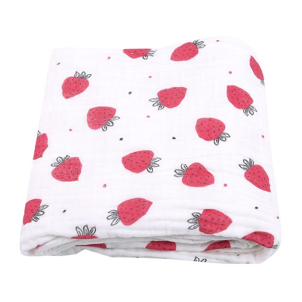 

baby blanket cartoon newborn blankets bath gauze baby wrap sleepsack baby's bath towel print cute soft muslin cotton 1pc