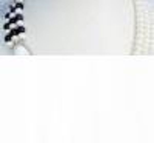 

real fine genuine 3 row akoya black white pearl unite necklace length 18, Silver