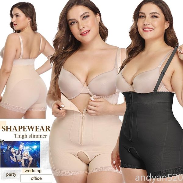 

3 in 1 postpartum belly/waist/pelvis shapewear tummy control thigh slimmer high waist butt lifter shaper for women, Black;white