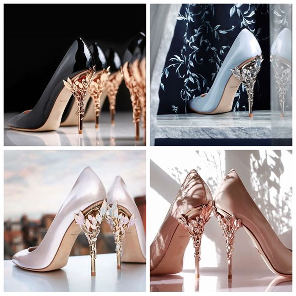 

цветочные украшенный высокие каблуки свадебная обувь свадебная toe остроконечные вечера выпускного вечера платья партии обуви sexy ladies мо, Black