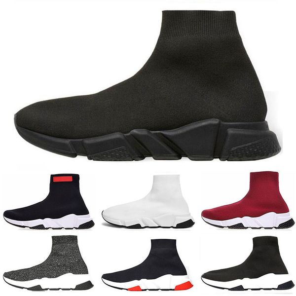 

Balenciaga Продвижение 2019 скорость тренер люксовый бренд обувь красный серый черный б