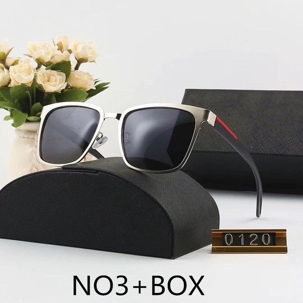 

wholesale-designer sunglasses luxury sunglasses mens womens adumbral glasses u p0120 6 colors optional highly quality with box, White;black