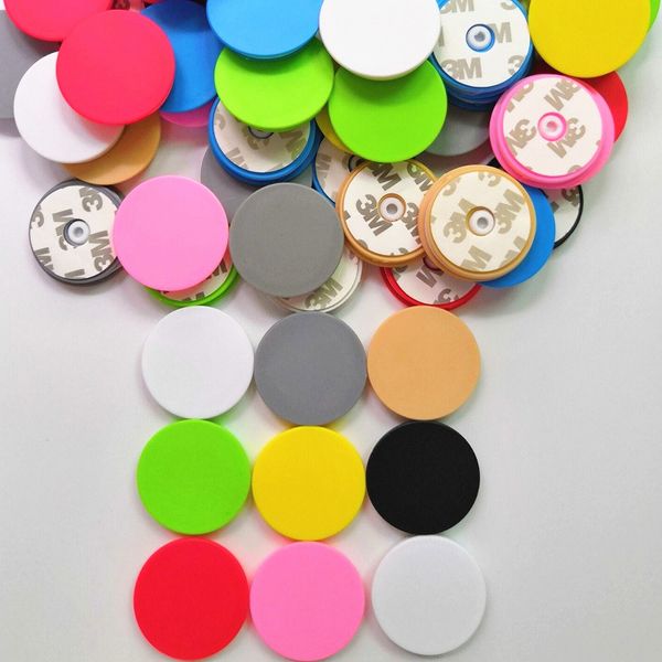 

Univer al pure color holder cellphone tand with opp bag real 3m glue grip tand 360 degree finger holder flexible for iphone am ung