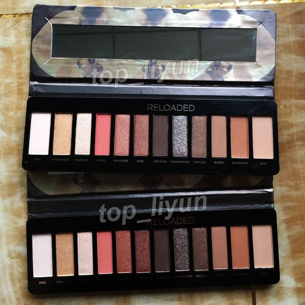 

Новый бренд RELOADED 12 цветов Палитра теней для век NUDE Матовый блеск Eyeshadow Reloaded Palette бе