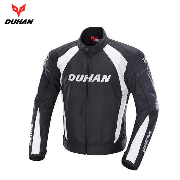 

duhan men's motorcycle windproof riding jaqueta motocross off-road racing sports jacket clothing with protector guards, d-089