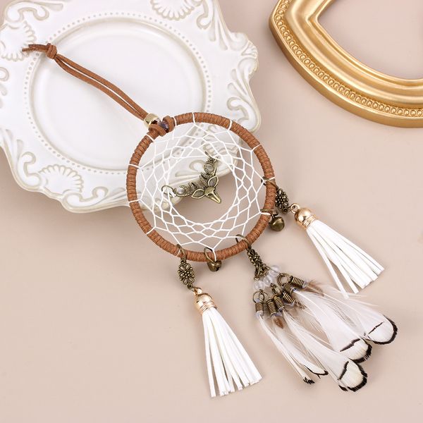 

car dream catcher rearview mirror ornament vehicle handicraft pendant interior home handmade hanging decoration auto accessory