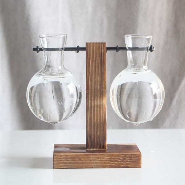 

vases creative hydroponic vase transparent glass flower home, decoration, casual container geometric home decoration