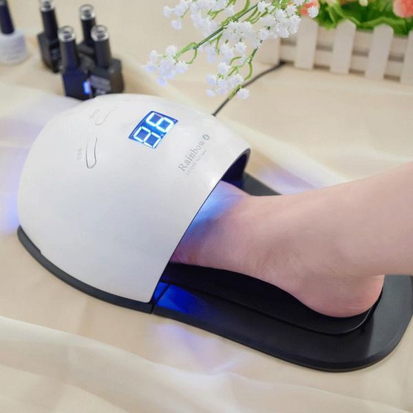 

new 48w ptherapy led nail lamp for both hands feet led uv nail lamp for all nails manicure tools automatic sensor machine