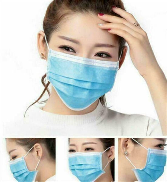 

face mask filter anti dust mouth disposable masks 3 three-layer non-woven protective dustproof pm 2.5 masks