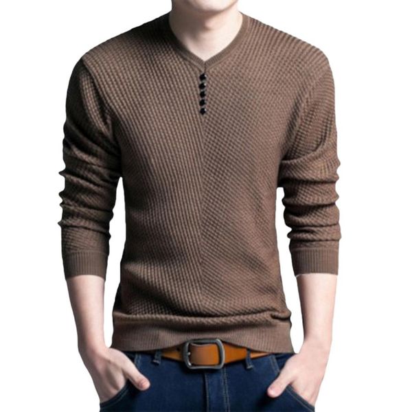 

4xl winter henley hals trui mannen kasjmier trui kerst heren gebreide truien pull homme jersey hombre 2019, White;black