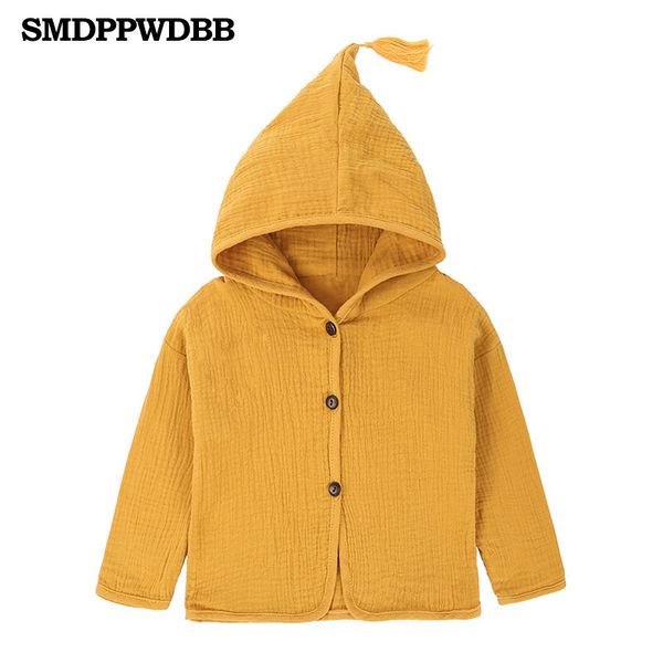 

shirt girls jackets kids 2019 new baby boys clothing tassel hat design cotton linen children cardigan blouse toddler, Blue;gray
