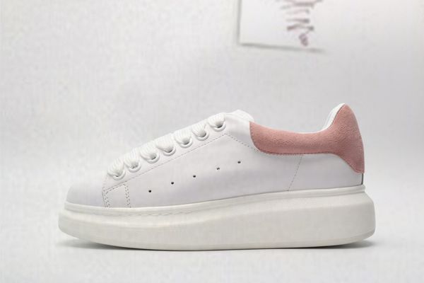 

luxury designer men's and women's casual shoes classic wild low to help white stitching leather couple casual shoes, Black