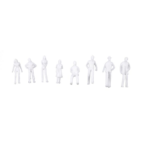 

jhd-100pcs figures 1: 75 scaled models train building people for layout