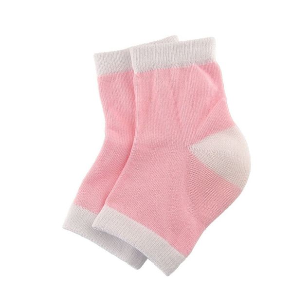 

1 pair pro gel heel socks moisturing spa gel socks feet care cracked foot dry hard skin protector selling high quality, Black