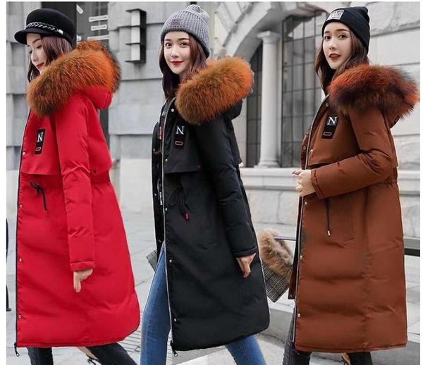 

белая куртка тонкий зимы женщин puffer jacket портативный ветрозащитный вниз coatl-4xl15, Black