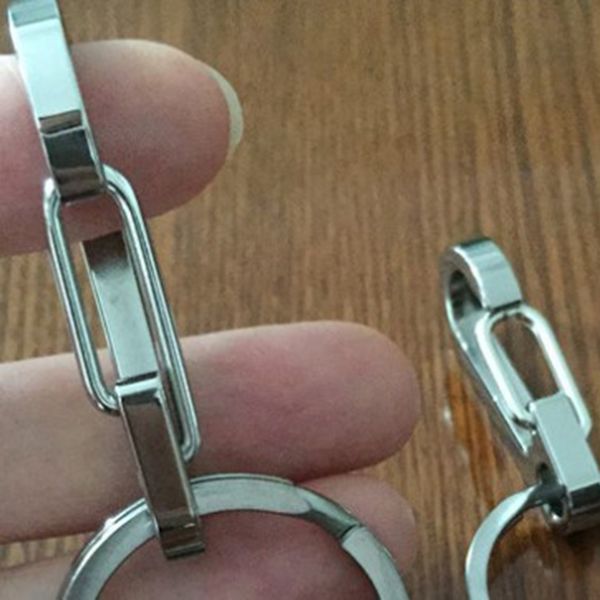 

portable multi bottle opener outdoor titanium alloy key carabiner snap key ring keychain tools for camping hiking
