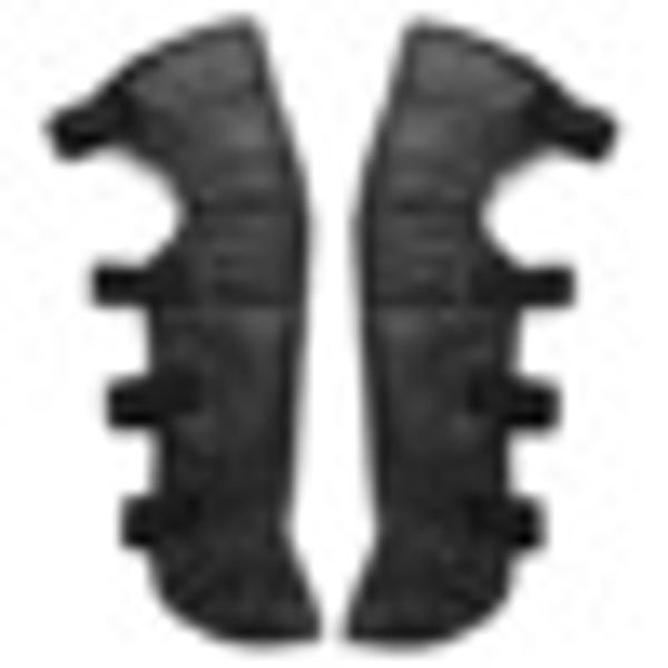 

new man women leather black kneecap leg guard for motorcycle biker