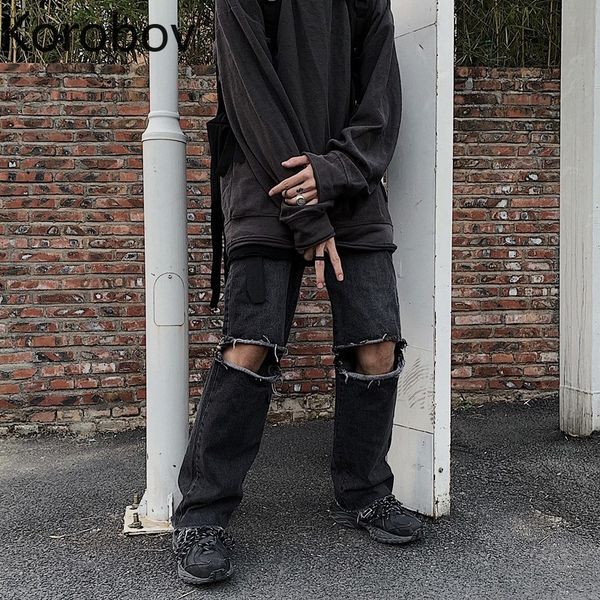 

коробов женщины джинсовые брюки корен streetwear высокой талией holle harajuku ulzzang женские джинсы винтажные женские брюки 2a452, Black;white