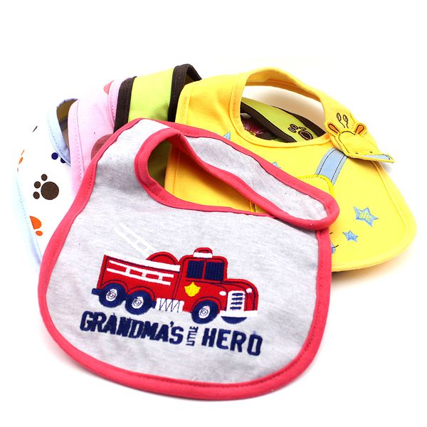 

Baby Bibs Cute Feeding Towel Waterproof Toddler Random Color Deer Pattern durable