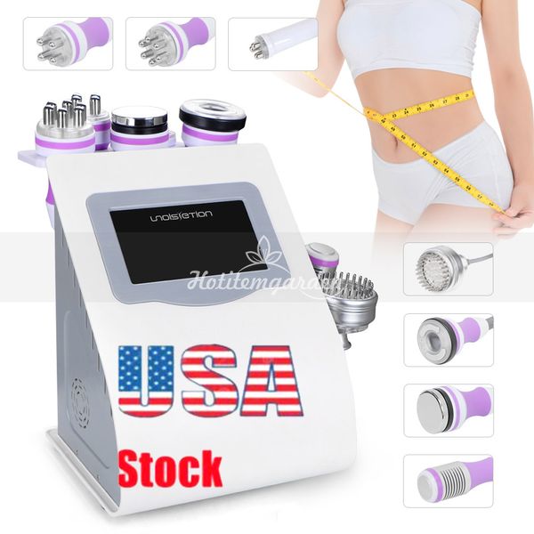 VENDITA CALDA!!! 8 in 1 cavitazione sottovuoto rimozione del grasso RF cura della pelle corpo che modella la micro corrente FaceBody macchina dimagrante CE