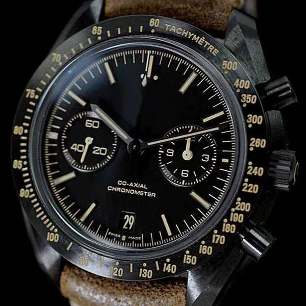 

o watch case diameter 44mm automaton movement ceramic surface model 9300 weeks 15.5~20cm+ delivery, Slivery;brown