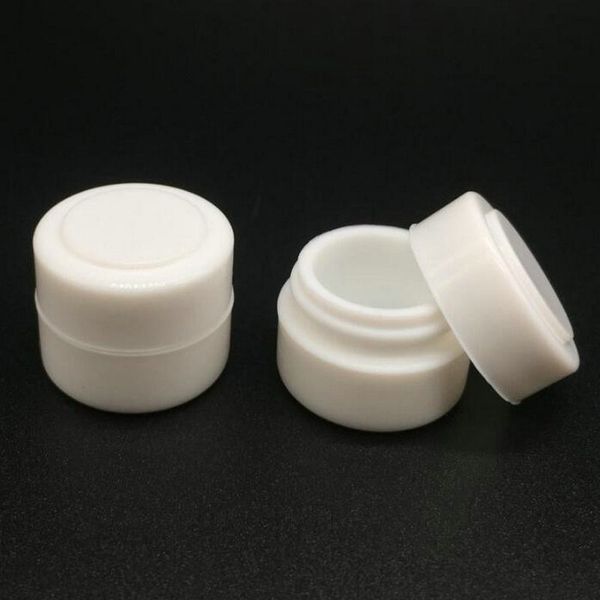 

2016 bassion non stick food grade silicone wax dab containers 5ml non stick wax oil multi use storage jars assorted colors hairclippersshop