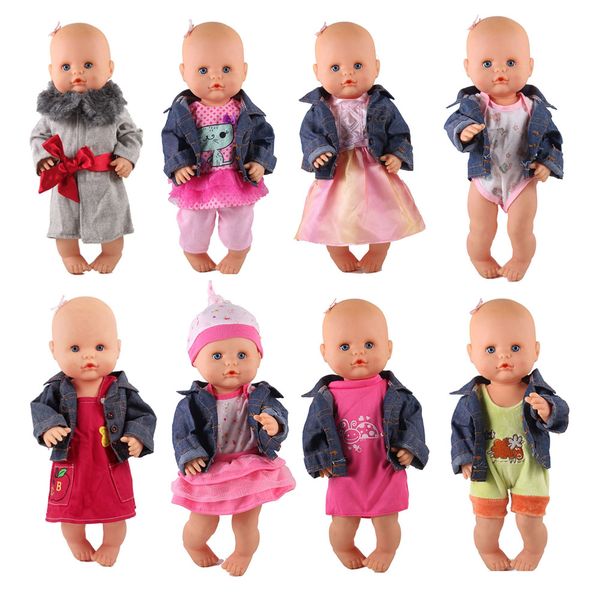 

8 different leisure set clothes fit 35 cm nenuco doll nenuco y su hermanita doll accessories