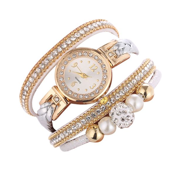 

synoke fashion bracelet ladies watch crystal watch winding beautiful fashion women bracelet round quartz jewelry 6.5, Slivery;brown