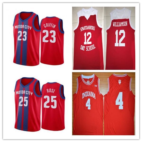 

motor city blake 23 griffin derrick 25 rose indiana hoosiers victor oladipo 4 college basketball jerseys, Black