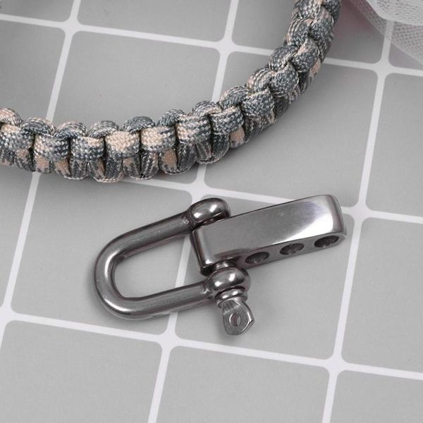 

stainless steel u anchor shackle screw pin outdoor paracord bracelet buckle