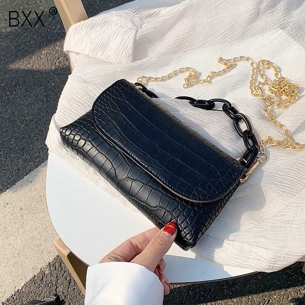 

bxx] 2020 каменный узор искусственная кожа crossbody сумки для женщин лето мини плечо messenger сумки цепи дизайн сумки hl513