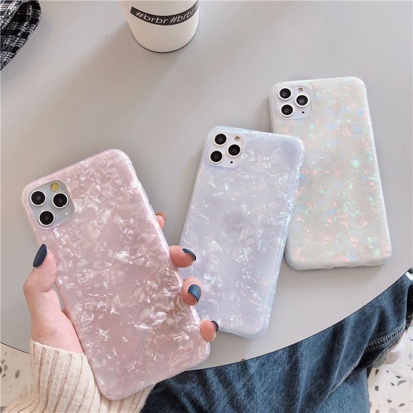 

glitter dream shell pattern case for iphone 11 11 pro max xr xs max x xs 8 7 6 6s plus soft imd silicone cover for iphone 11 pro