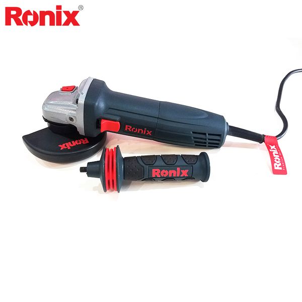 

ronix 220v 720w 11000rpm 115mm mini angle grinder with anti vibration handle 3m cable length model 3130