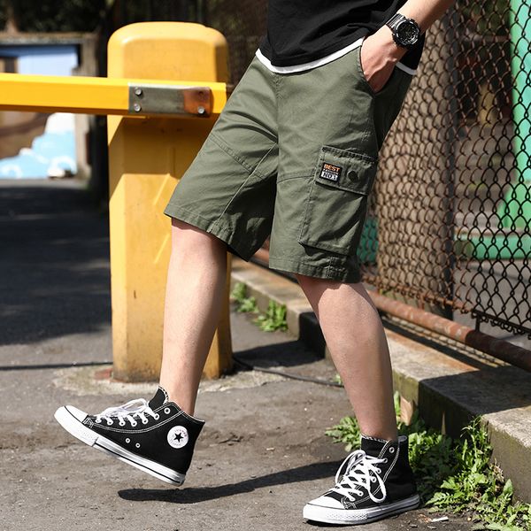 

шорты брюки man trend tide card ins seven отделение easy шлиф полной marks свободного время брюки комбинезоны, White;black