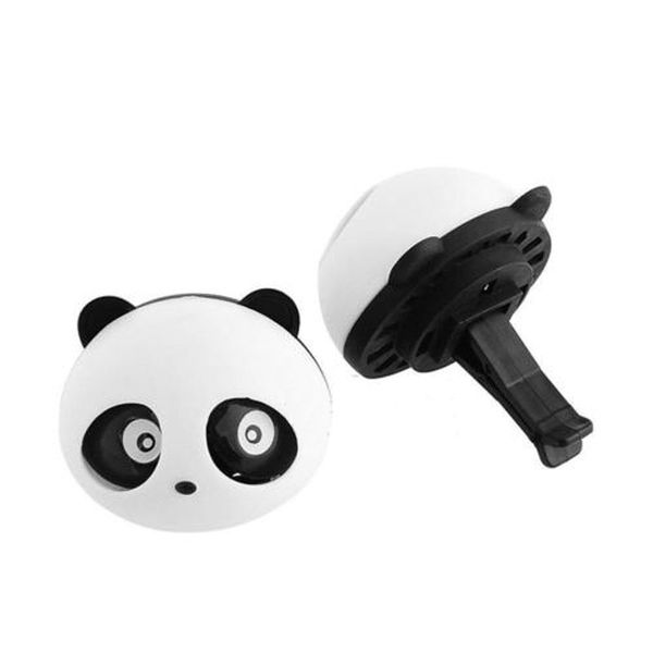 

car 2pcs original panda cute car perfume air freshener auto decora accessories black