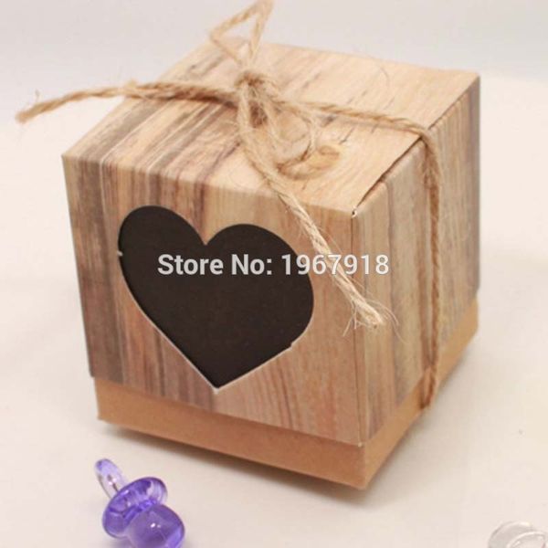 

10pcs/lot wedding favor boxes kraft paper wedding candy box paper gift box boite a dragee casamento caixa decoracion