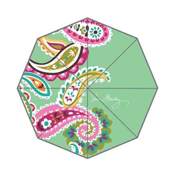 

vera bradley цветочного печати шаблон зеленый заказ складной зонт