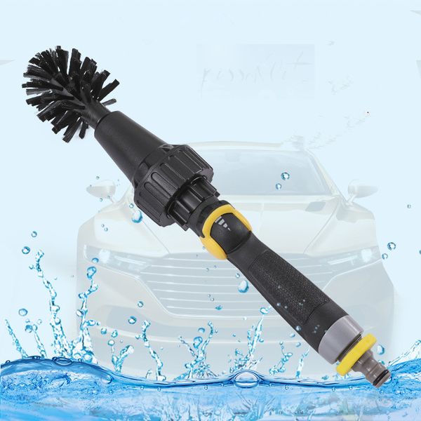 

2019 new car tire brush wheel brush car wash water gun 38cm abs automatic wash foam water gun