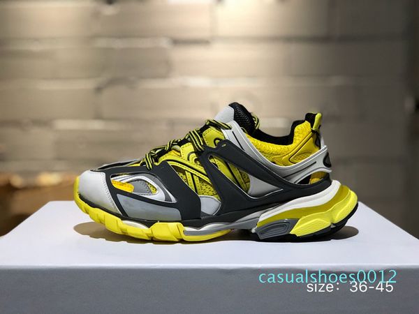 

release 3.0 tess s paris track men gomma maille black for triple s clunky sneaker casual shoes authentic designer shoe c12