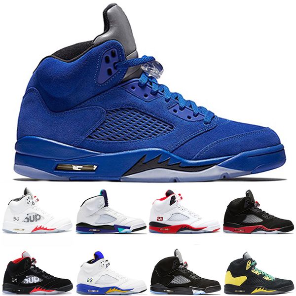 

оптовые мужчины обувь париж og замша красный семе черный белый цемент черный металлик свежий баскетбол обувь 5 5s тренажеры мужские тапки, White;red