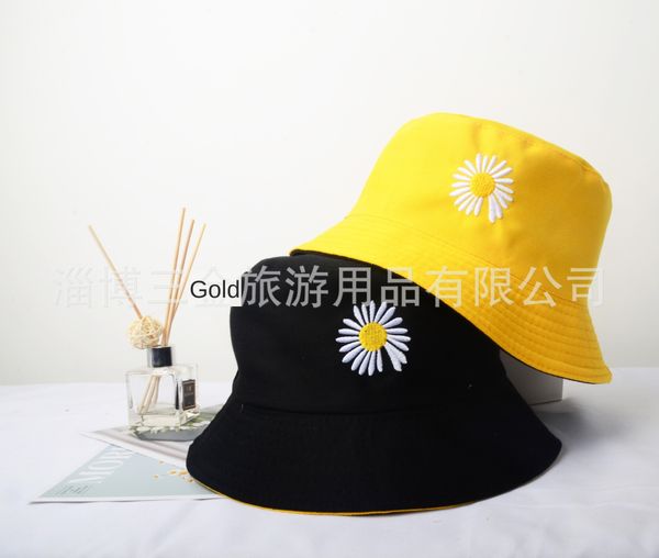 

9xxnm harajuku hip-hop double-sided basin bucket bucket embroidered embroidery all-match flat edge fisherman creative couple sun hat fisherm, Blue;gray