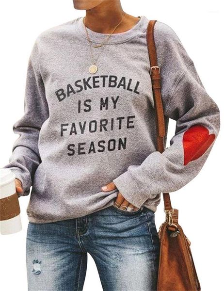 

valentine printed womens sweatshirts spring long sleeve o neck letters printed ladies hoodie loose desigenr ladies clothing, Black