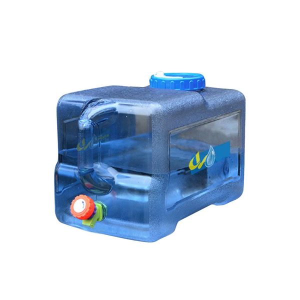 

22l pc water barrel bucket hiking picnic water bottle square outdoor camping accessories container bucket