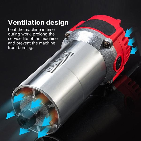 

2019 new multi-function woodworking electric trimmer cutter wood milling engraving slotting trimming machine router